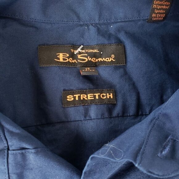 Ben Sherman Stretch Button Down dress Shirt - Picture 5 of 7